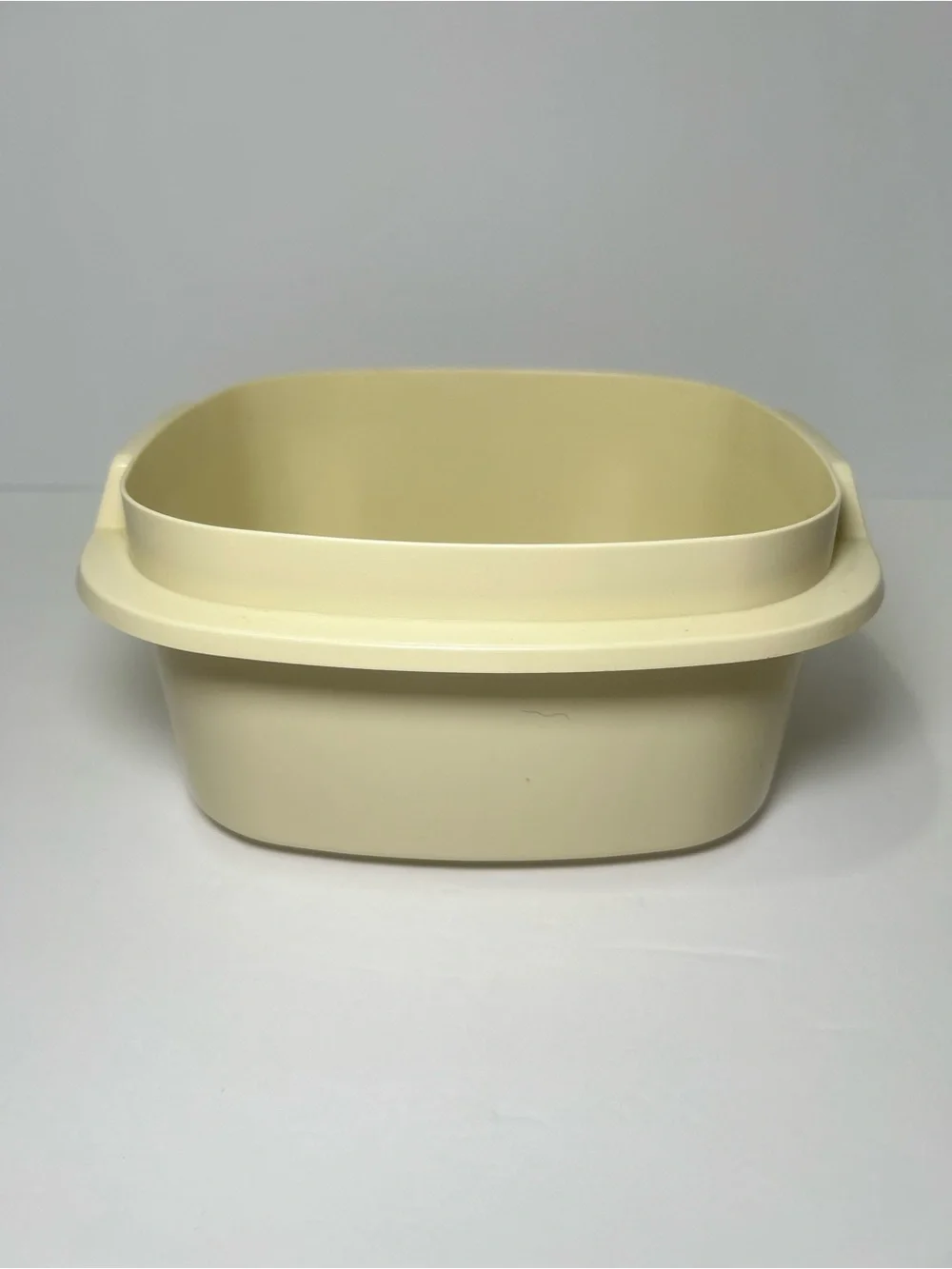 Vintage Tupperware Steam N Store Bowl Harvest Gold With Lid Strainer